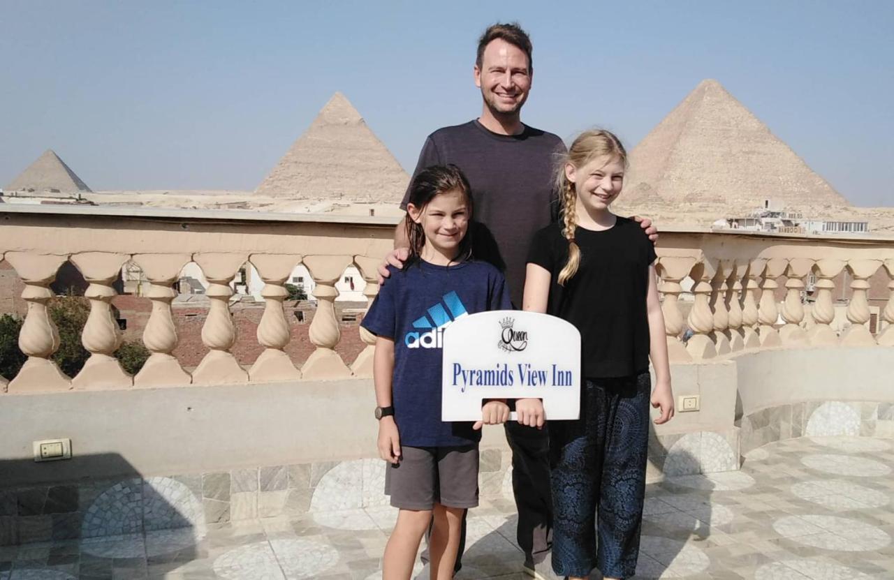 Queen Pyramids View Inn Kafrat al Jabal Luaran gambar