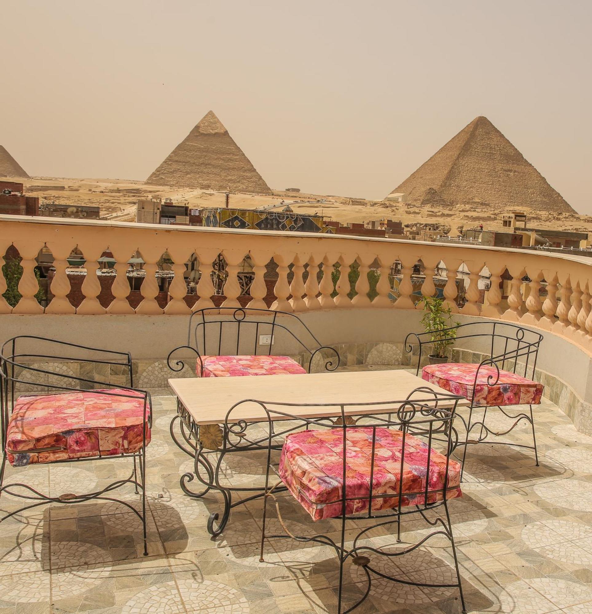 Queen Pyramids View Inn Kafrat al Jabal Luaran gambar